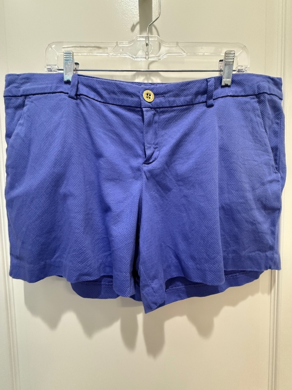 EUC Lilly Pulitzer Solid Periwinkle Shorts, 16